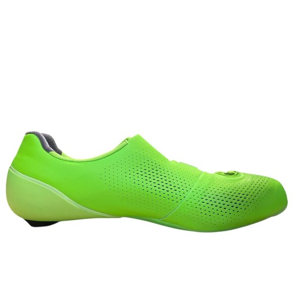 Shimano RC9 Carbon Mens Cycling Shoes Green Size EUR 46 US 11.2 SH-RC901 NEW - Picture 3 of 7